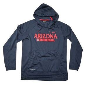 University Of Arizona Wildcats Basketball Nike Mens Size M Hoodie Sweatshirt